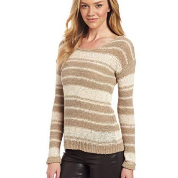 Lucky Brand "Billie" Striped Sweater - Picture 1 of 3
